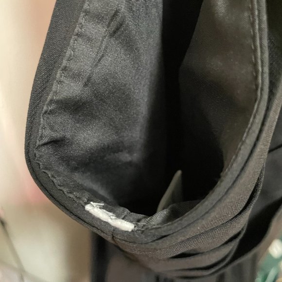 NWOT - JJ's House Chiffon One-shoulder Knee-length Black Dress Size 14 - Picture 6 of 8